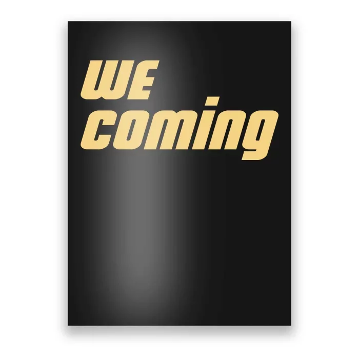 We Coming Buffaloes Football Poster