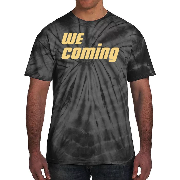 We Coming Buffaloes Football Tie-Dye T-Shirt