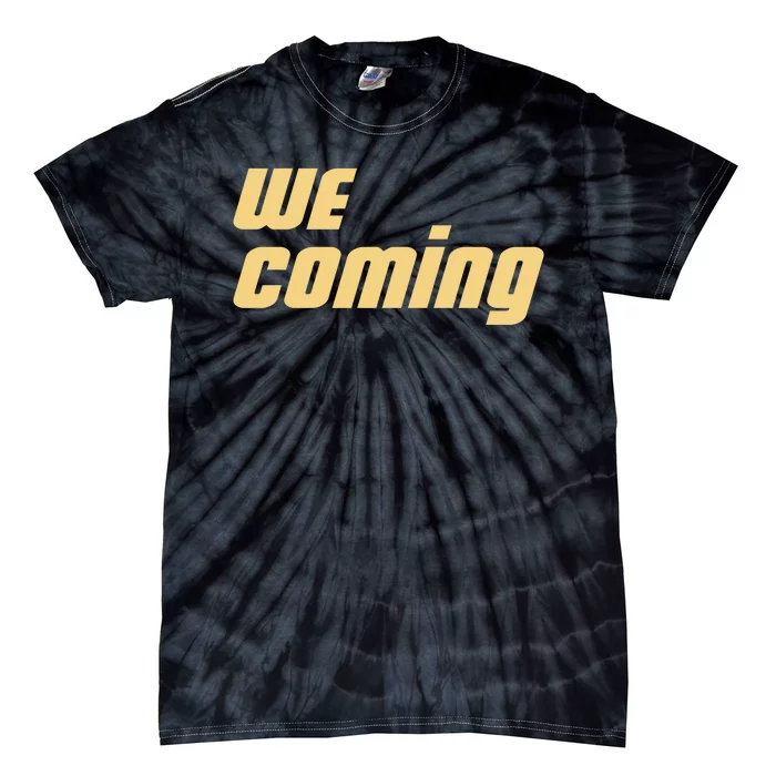 We Coming Buffaloes Football Tie-Dye T-Shirt