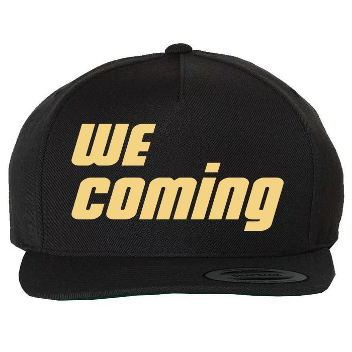 We Coming Buffaloes Football Wool Snapback Cap