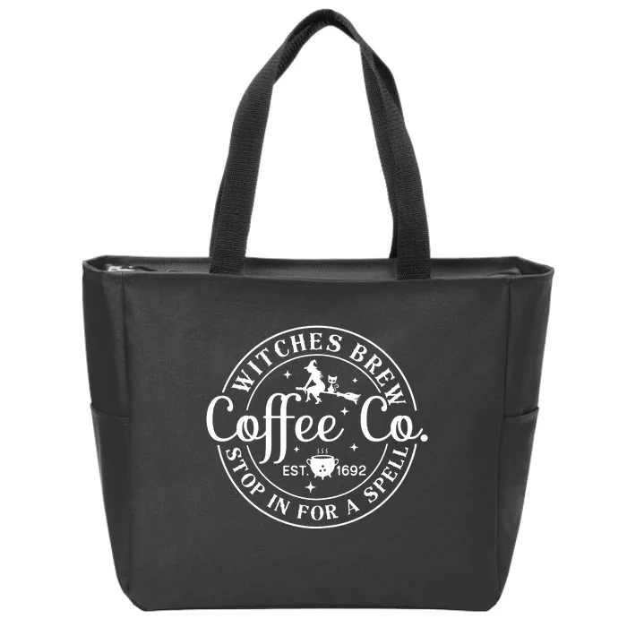 Wit Ches Brew Stop In For A Spell Vintage Zip Tote Bag