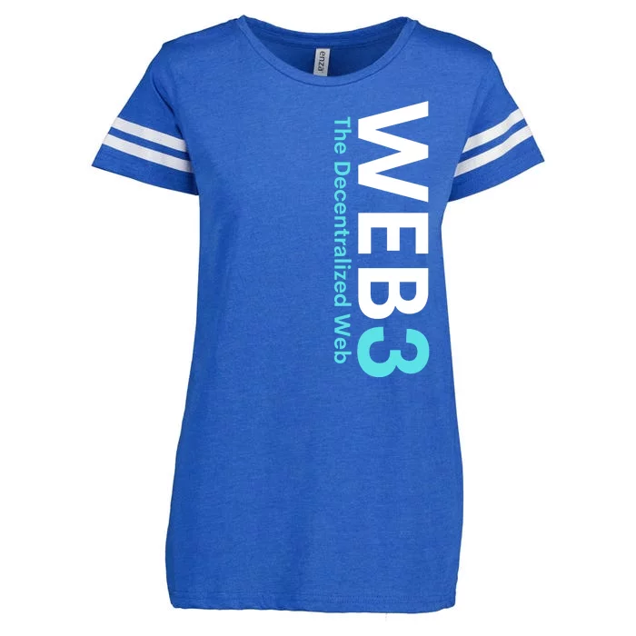 WEB3 Crypto Blockchain Metaverse NFT Internet3.0 DeFi Web3.0 Decentralize Web3.0 Enza Ladies Jersey Football T-Shirt