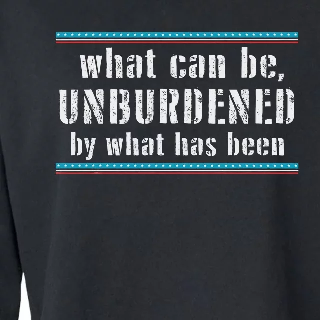 What Can Be Unburdened By What Has Been Cool Cropped Pullover Crew