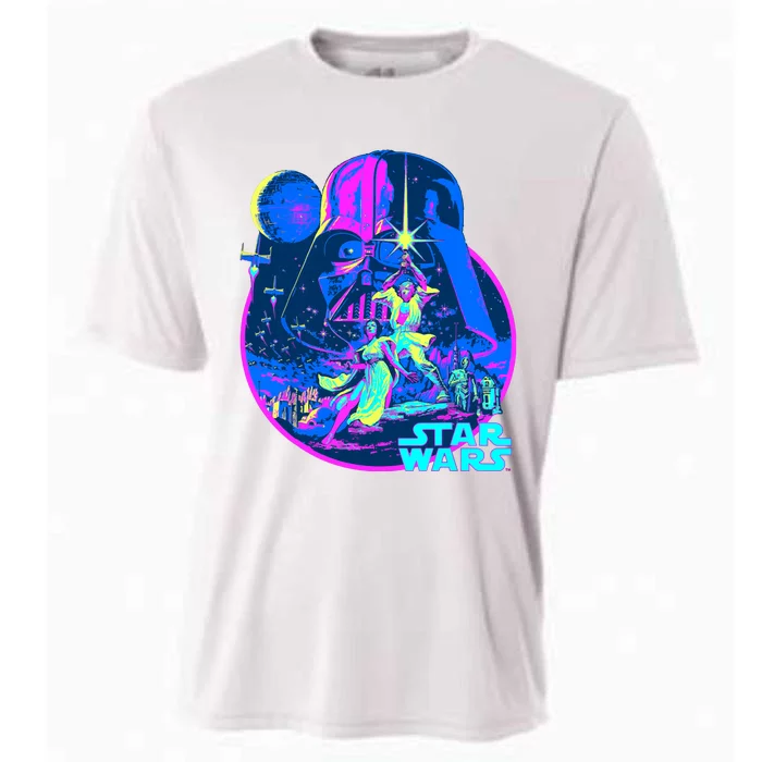 Wars Classic Bright Neon Poster Art Cooling Performance Crew T-Shirt