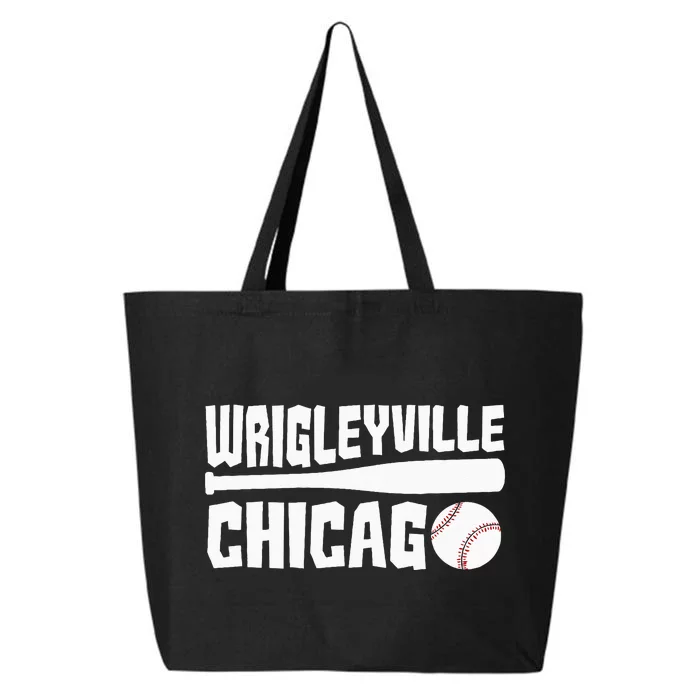 Wrigleyville Chicago Baseball American 25L Jumbo Tote