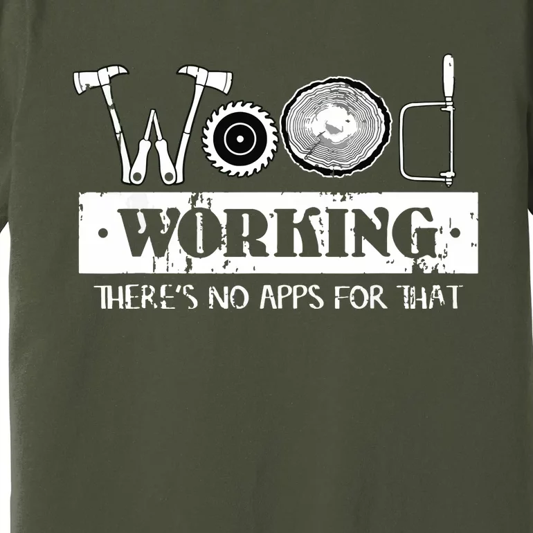 Woodworking Carving Carpenter Joiner Cabinet Woodworker Premium T-Shirt