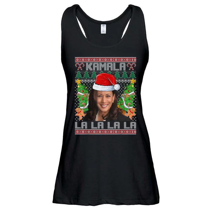 Women Christmas Comma La Funny Kamala Harris 2024 Xmas Gift Ladies Essential Flowy Tank