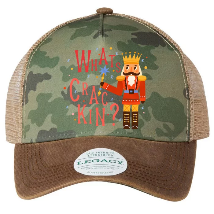 Whats Crackin Christmas Nutcracker Xmas Legacy Tie Dye Trucker Hat