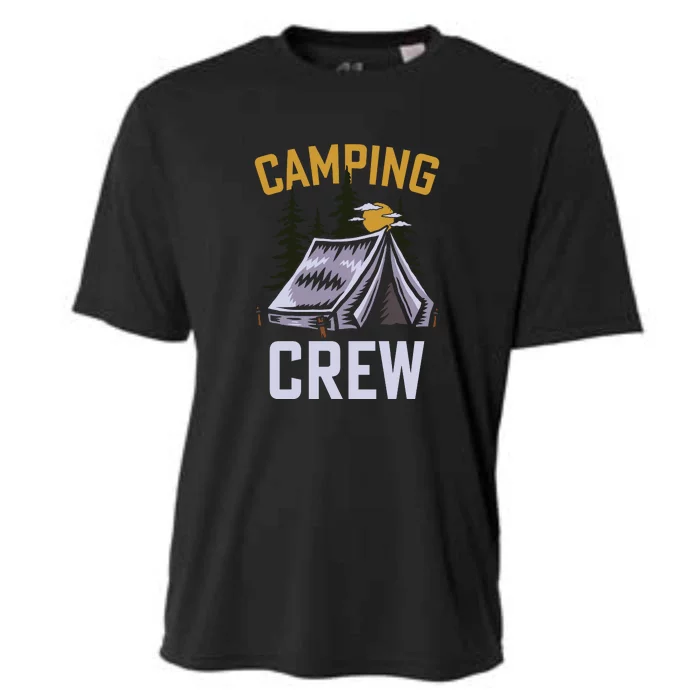 Wilderness Camping Crew Funny Camper Holiday Gift Cooling Performance Crew T-Shirt