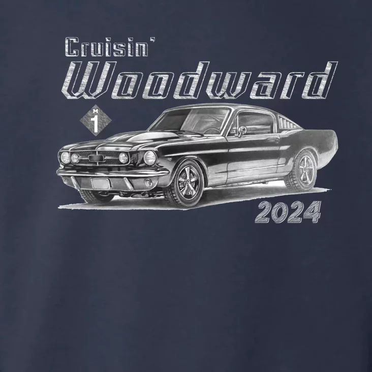 Woodward Cruise Classic Muscle Car Sketch 2024 Toddler Hoodie