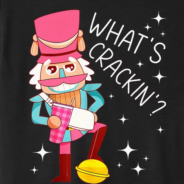 Whats Crackin Christmas Nutcracker Xmas ChromaSoft Performance T-Shirt