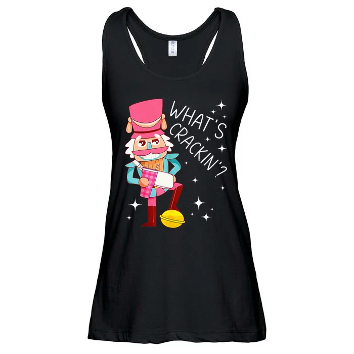 Whats Crackin Christmas Nutcracker Xmas Ladies Essential Flowy Tank