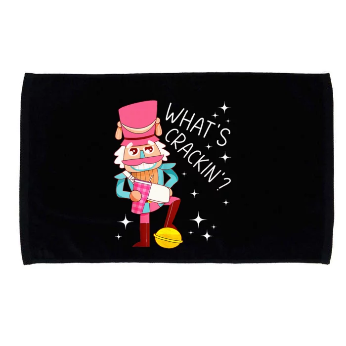 Whats Crackin Christmas Nutcracker Xmas Microfiber Hand Towel