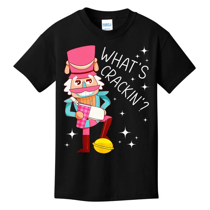 Whats Crackin Christmas Nutcracker Xmas Kids T-Shirt