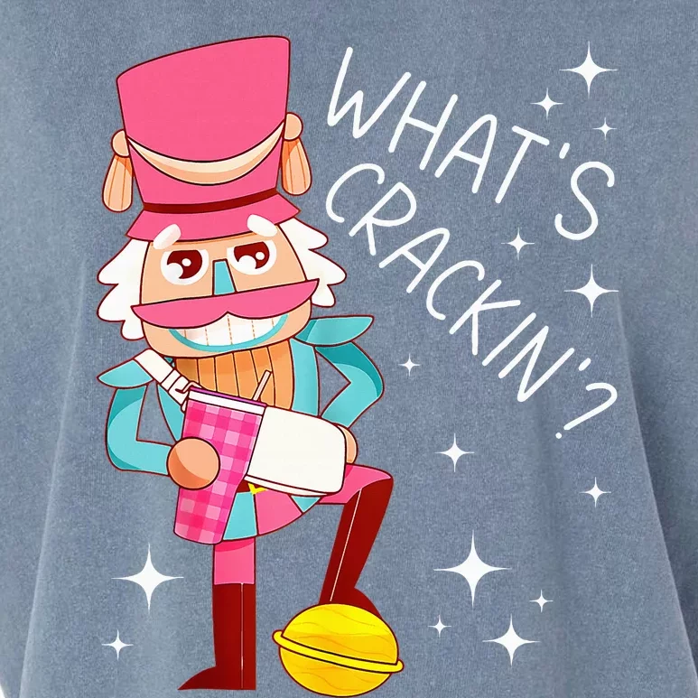 Whats Crackin Christmas Nutcracker Xmas Garment-Dyed Women's Muscle Tee