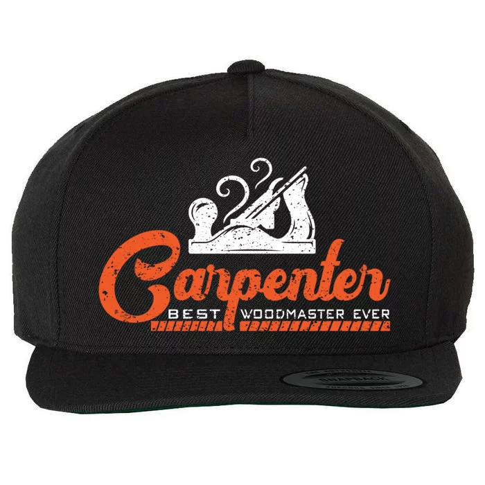 Woodworking Carpenter Carpentry Woodworker Gift Wool Snapback Cap