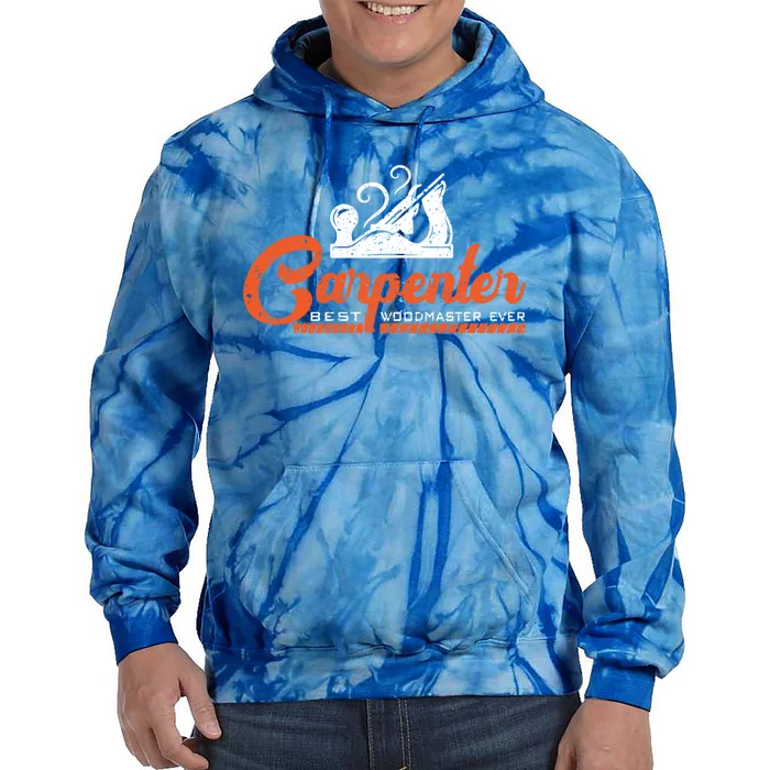 Woodworking Carpenter Carpentry Woodworker Gift Tie Dye Hoodie