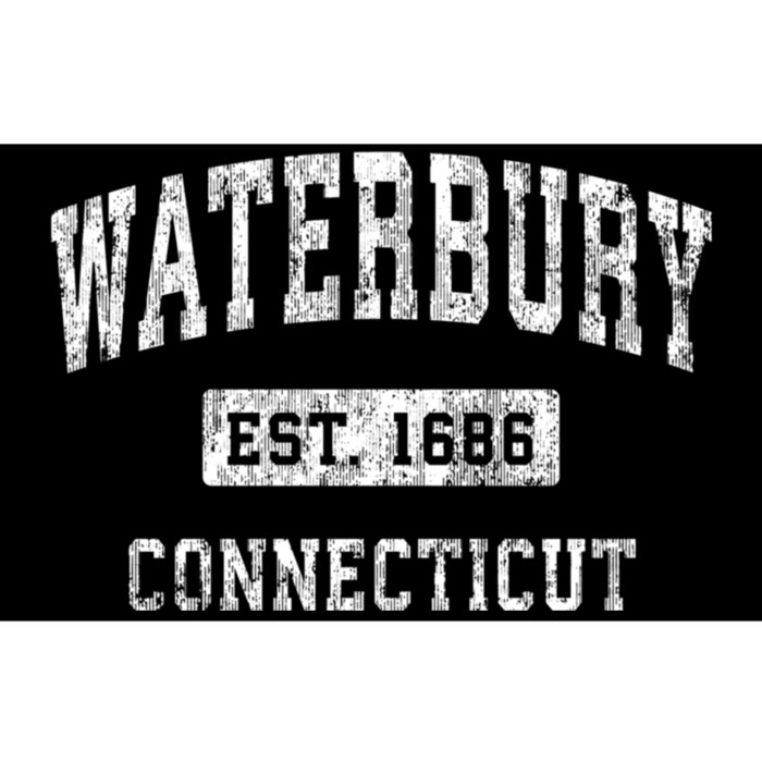 Waterbury Connecticut Ct Vintage Established Sports Bumper Sticker