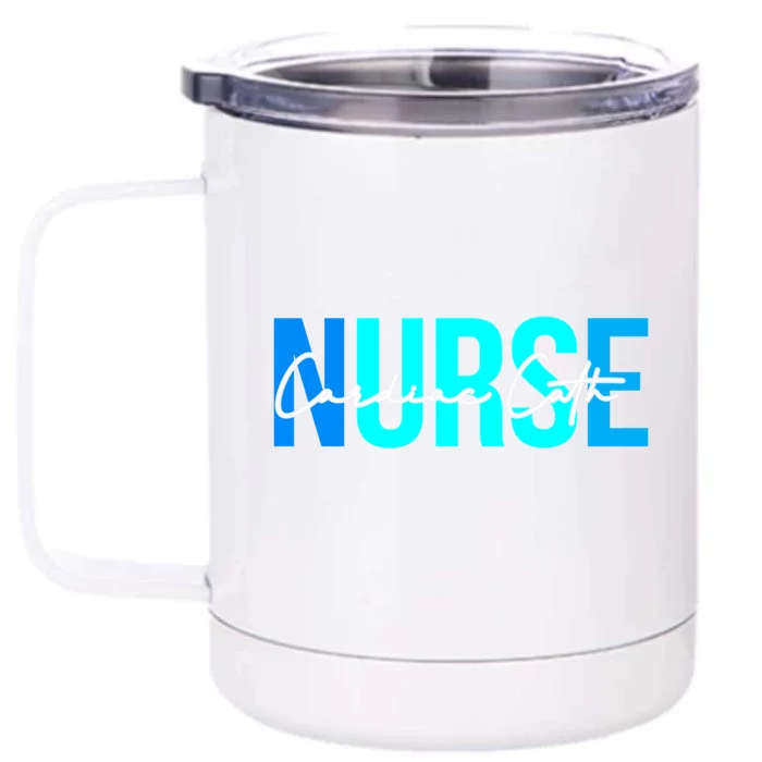 Wo Cardiac Cath Lab Nurse Funny Gift For Nursing Student Cool Gift Front & Back 12oz Stainless Steel Tumbler Cup