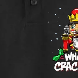 Whats Crackin Christmas Nutcracker Pajama Family Xmas Dry Zone Grid Performance Polo