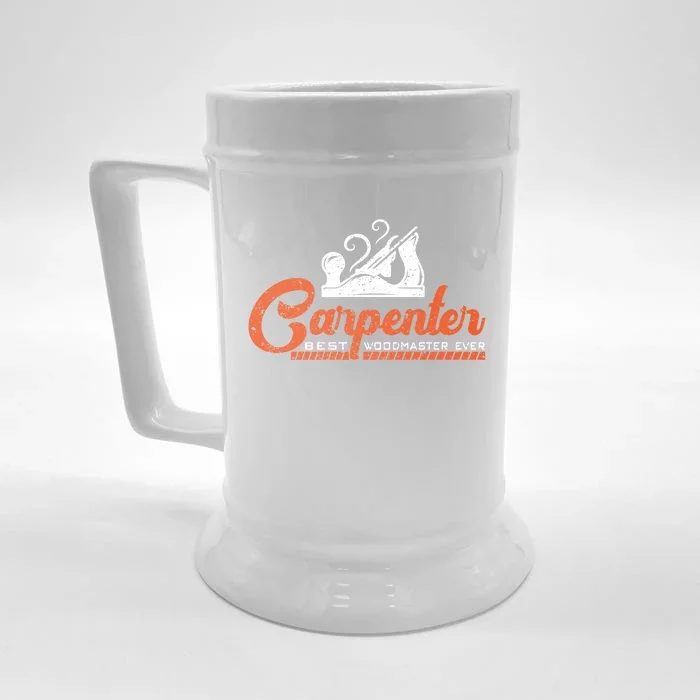 Woodworking Carpenter Carpentry Woodworker Funny Gift Front & Back Beer Stein