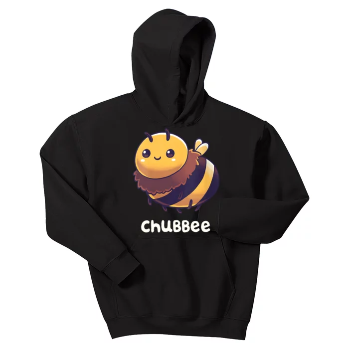 Womens Chubbee Chubby Honey Bee Kawaii Kids Hoodie