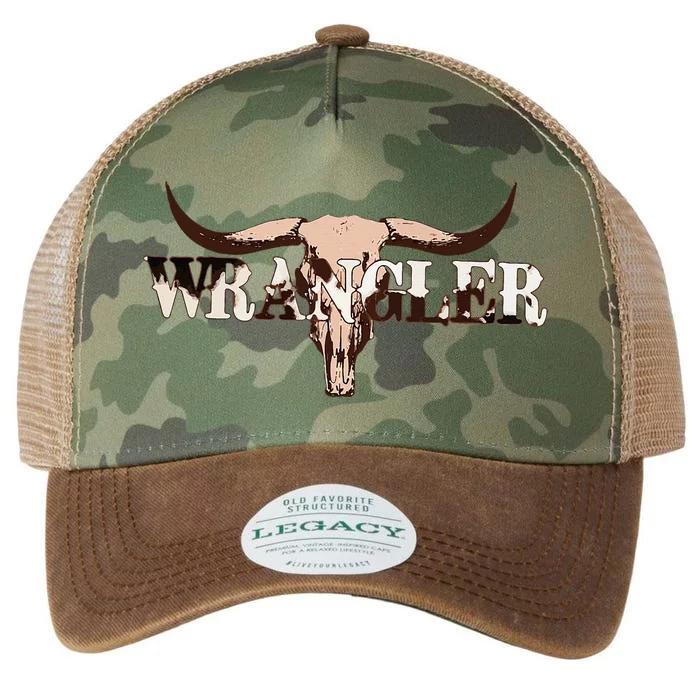 Wrangler Cowhide Cow Skull Legacy Tie Dye Trucker Hat