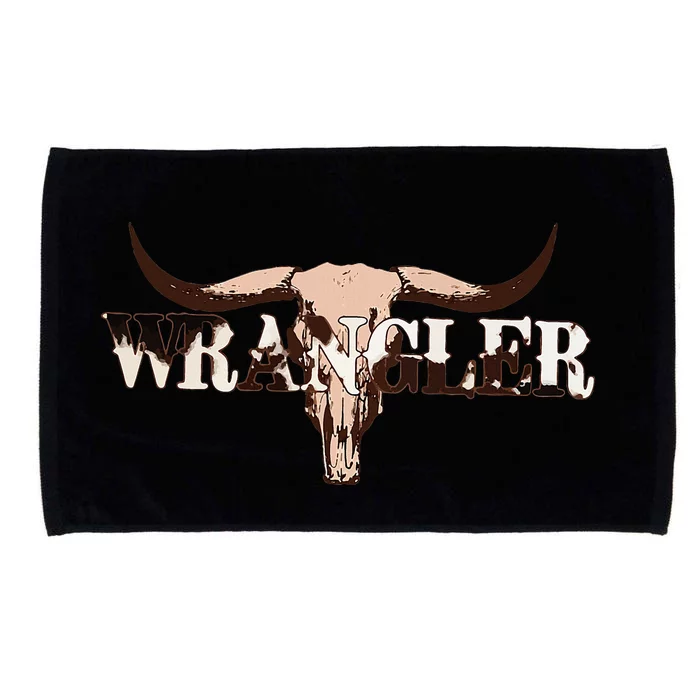 Wrangler Cowhide Cow Skull Microfiber Hand Towel