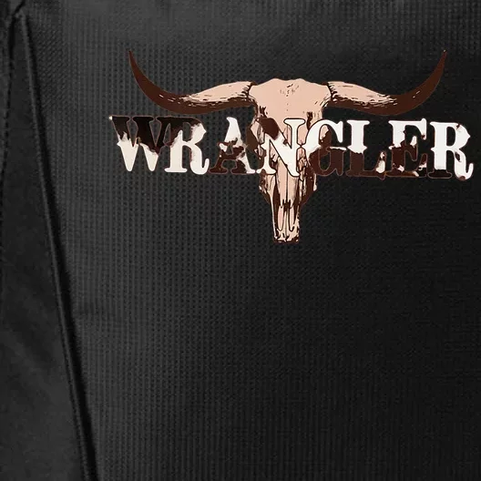 Wrangler Cowhide Cow Skull Cow Print Wrangler City Backpack