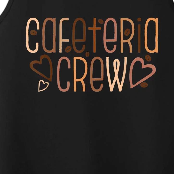 Women Cafeteria Crew Cafeteria Squad Lunch Lady Squad Performance Tank