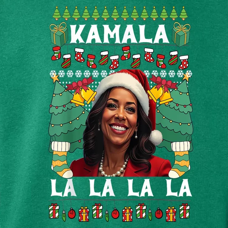 Women Christmas Comma La Funny Kamala Harris 2024 Xmas Sweater Gift Toddler Hoodie