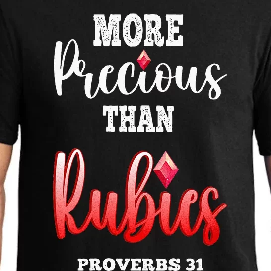 Womens CHRTISTIANDO Christian Faith Based Bible Quote Proverbs 31 Pajama Set