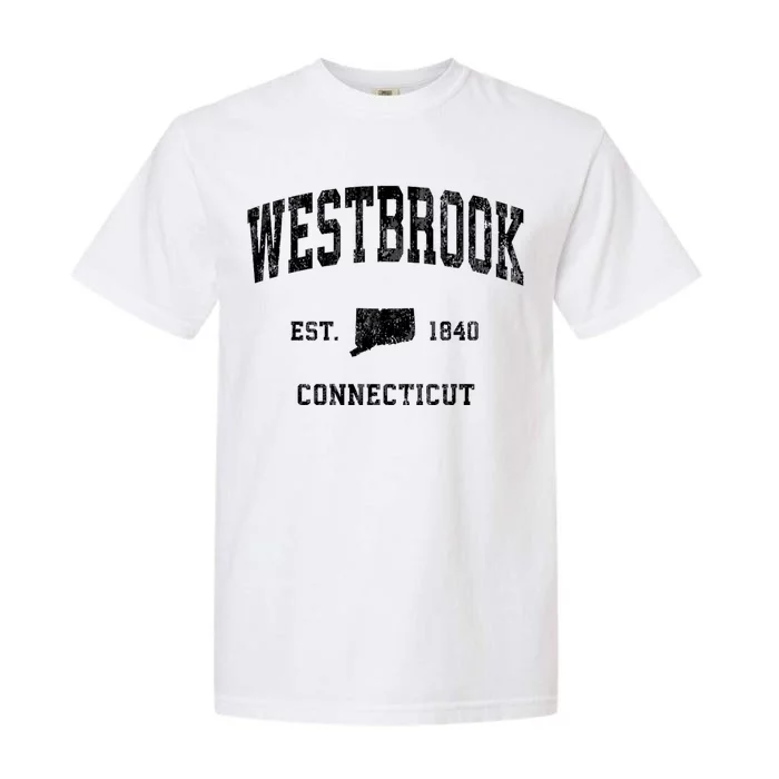 Westbrook Connecticut Ct Vintage Athletic Garment-Dyed Heavyweight T-Shirt