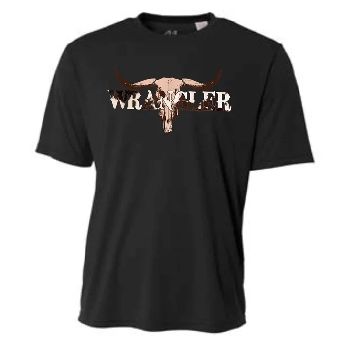 Wrangler Cowhide , Cow Skull , Cow Print Wrangler Cooling Performance Crew T-Shirt