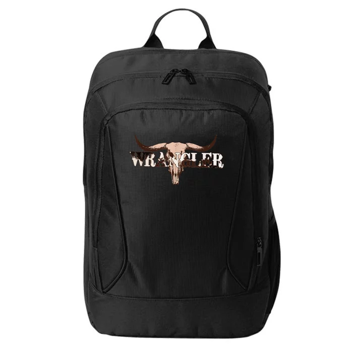 Wrangler Cowhide , Cow Skull , Cow Print Wrangler City Backpack