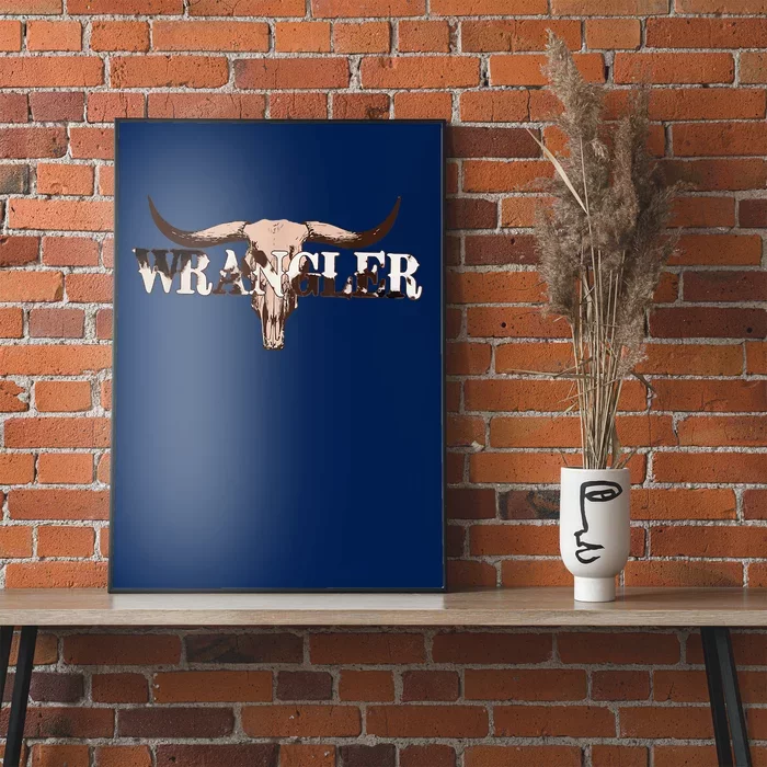 Wrangler Cowhide , Cow Skull , Cow Print Wrangler Poster