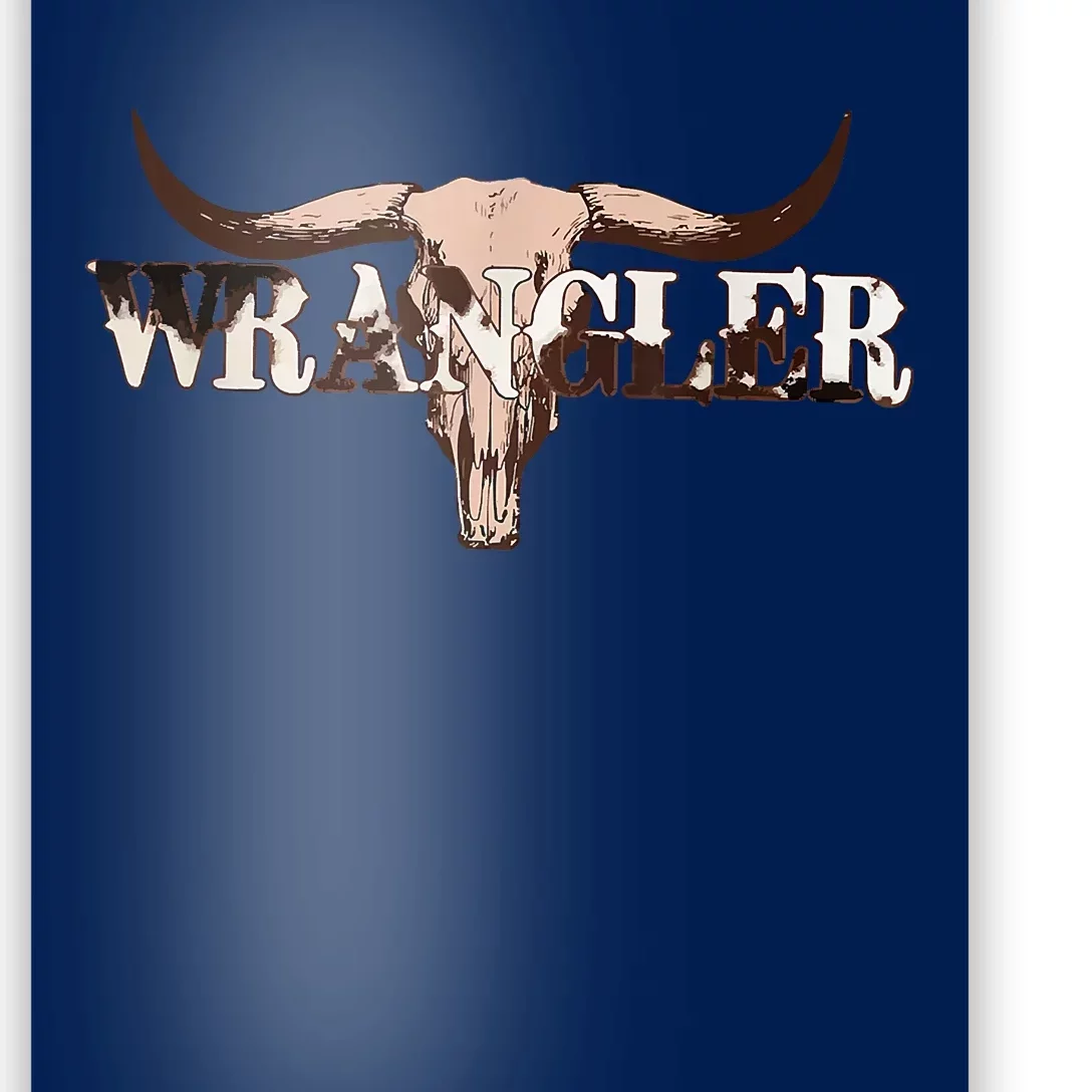 Wrangler Cowhide , Cow Skull , Cow Print Wrangler Poster