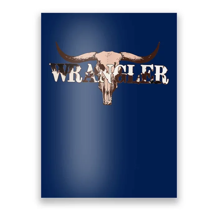 Wrangler Cowhide , Cow Skull , Cow Print Wrangler Poster