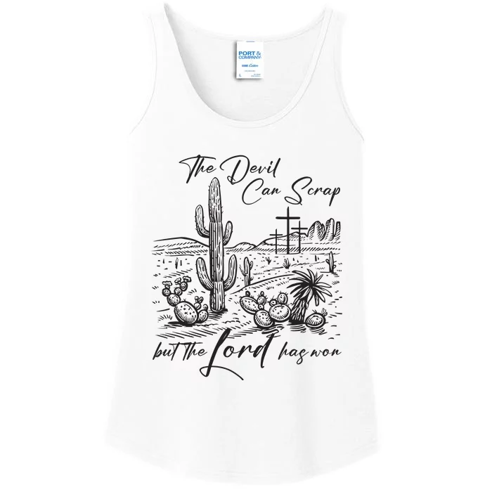 Western Cowboy Christian Ladies Essential Tank