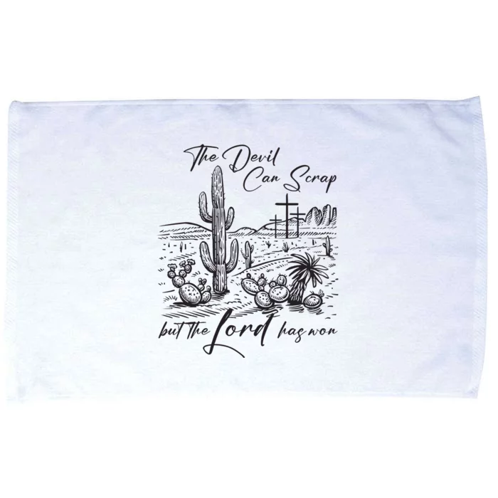 Western Cowboy Christian Microfiber Hand Towel