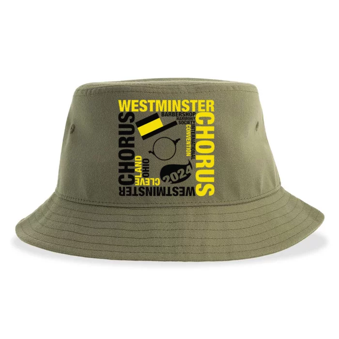 Westminster Chorus Cleveland White Sustainable Bucket Hat