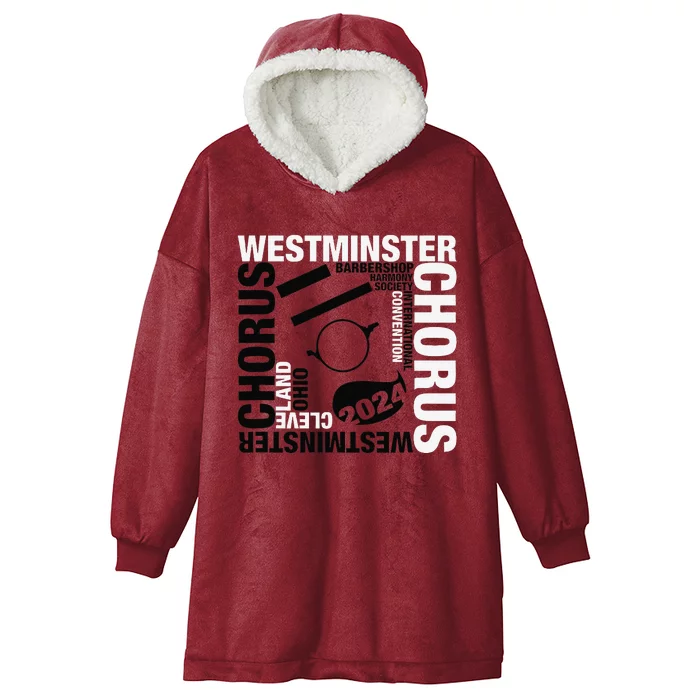 Westminster Chorus Cleveland Gold Hooded Wearable Blanket