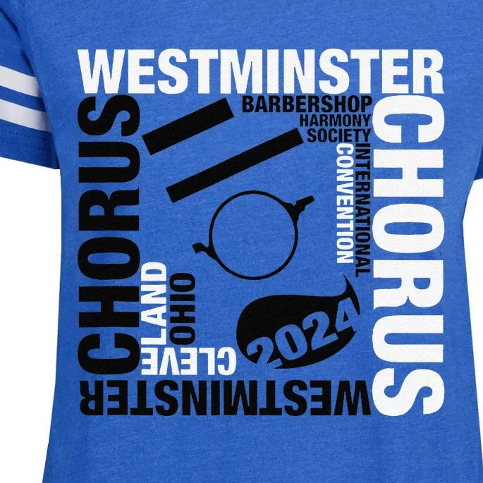 Westminster Chorus Cleveland Gold Enza Ladies Jersey Football T-Shirt