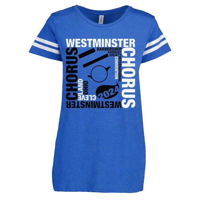 Westminster Chorus Cleveland Gold Enza Ladies Jersey Football T-Shirt