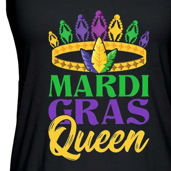 Women Costume Carnival Gift Queen Mardi Gras Ladies Essential Flowy Tank