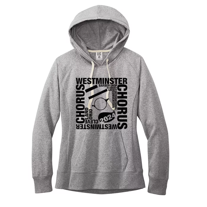 Westminster Chorus Cleveland Black Gray Women's Fleece Hoodie