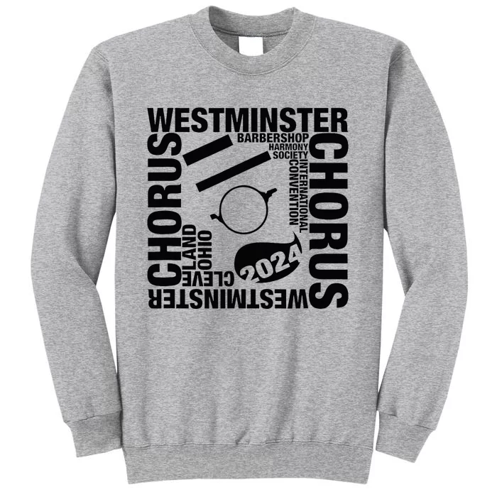 Westminster Chorus Cleveland Black Gray Tall Sweatshirt