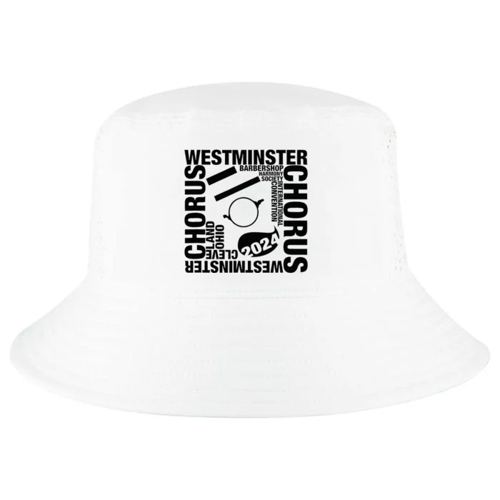 Westminster Chorus Cleveland Black Gray Cool Comfort Performance Bucket Hat