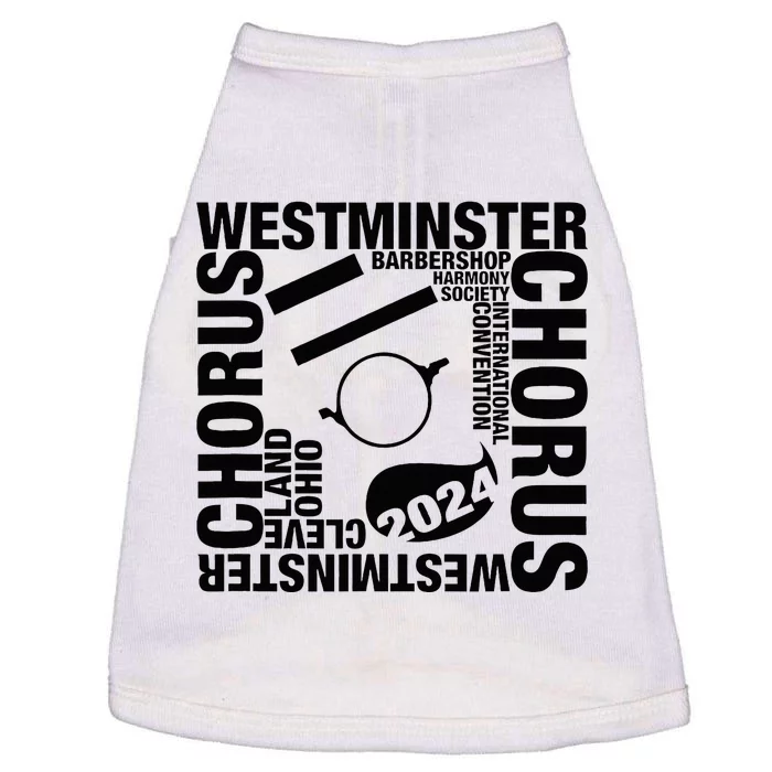 Westminster Chorus Cleveland Black Gray Doggie Tank