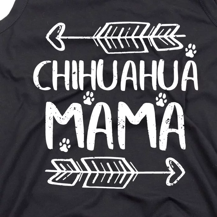 Womens Cute Chihuahua Mom Funny Dog Mom Gift Chihuahua Mama Tank Top Tank Top